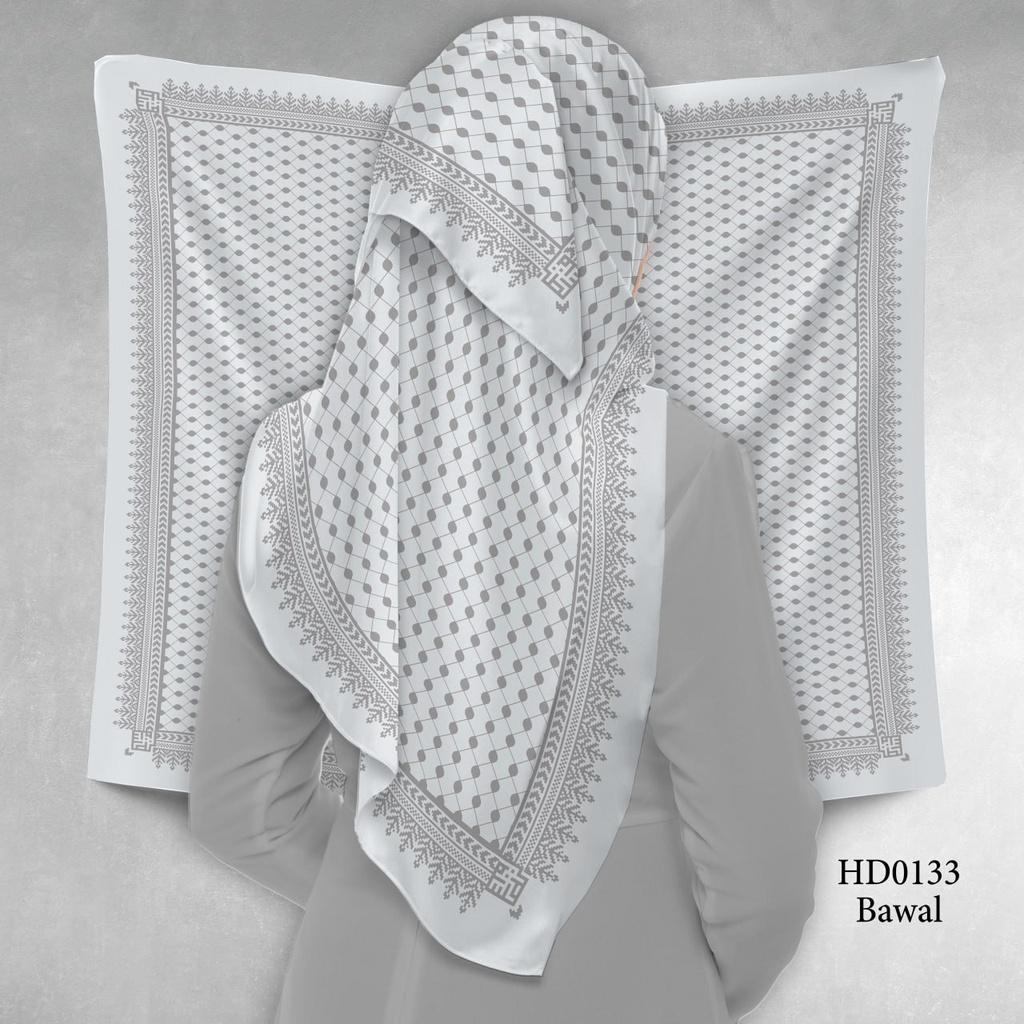 Tudung Bawal (Square Hijab) in HD0133