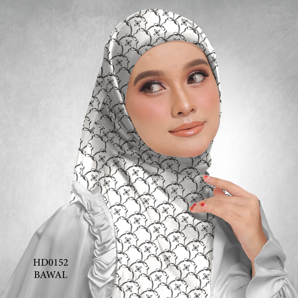 Tudung Bawal (Square Hijab) in HD0152