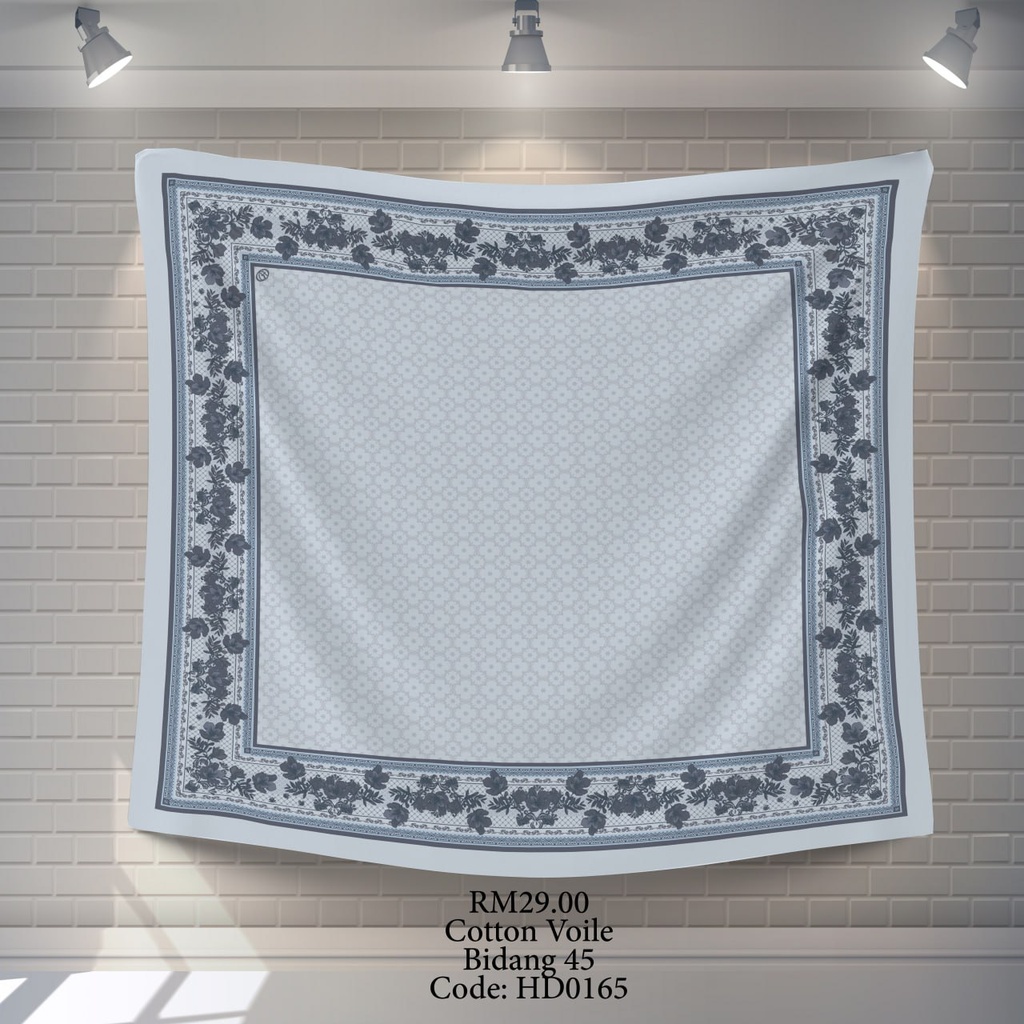 Tudung Bawal (Square Hijab) in HD0165